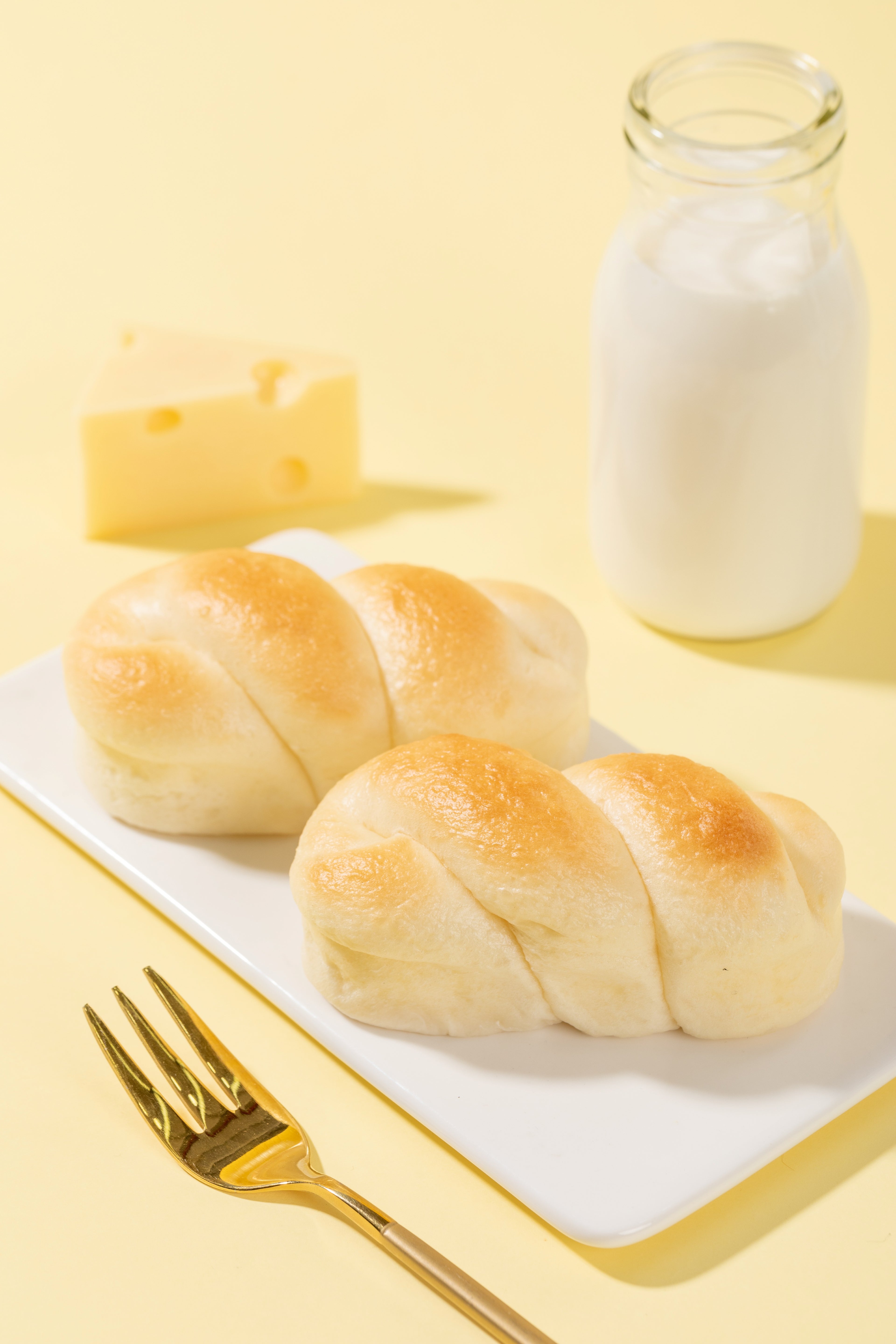 KONGWENG Steamed Bread – Savory Soy Milk Soft Euro Bun