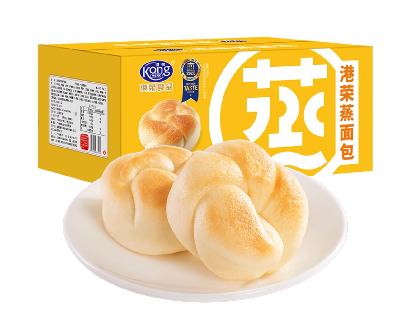 KONGWENG Steamed Bread – Soft, Moist & Naturally Fluffy